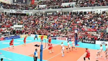 A Milli Erkek Voleybol Takımı, Avrupa Biletini Malatya'da Cebine Koydu