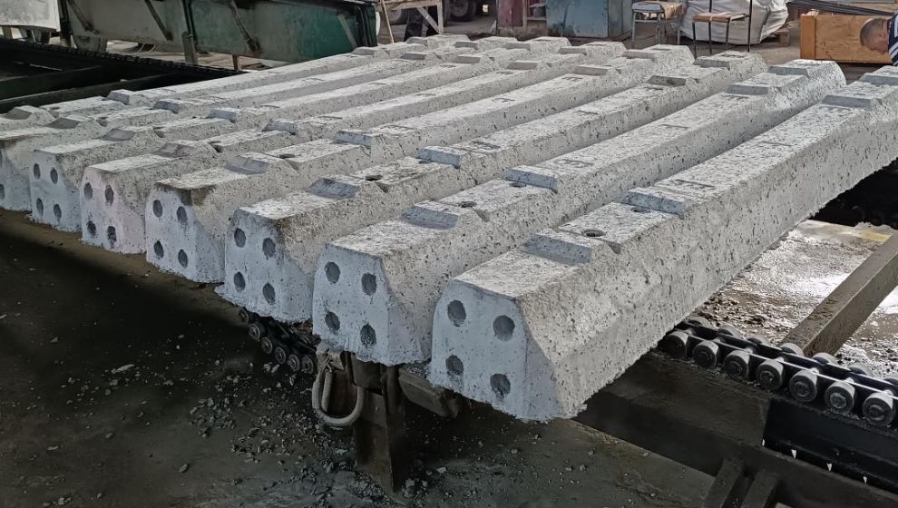 Yeşil beton travers TCDD iş birliğiyle sahada test edildi
