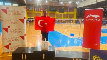 Malatya’dan genç badmintoncuya Avrupa’da ikincilik