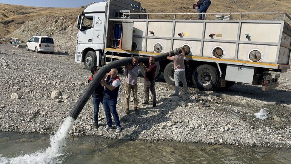 Malatya'da 1 milyon balık salımı yapıldı