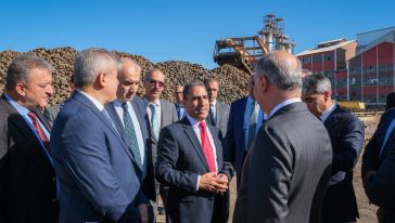 Bakanlık Heyeti  Malatya Şeker Fabrikası'nı ziyaret etti