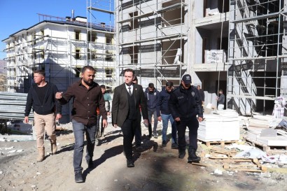 Köylü Mahallesi TOKİ Projesinde Çalışmalar Sürüyor