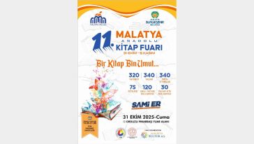 Malatya Kitap Fuarı 31 Ekim'de Başlıyor 