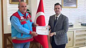 Pütürge SYDV Personeline Teşekkür Belgesi