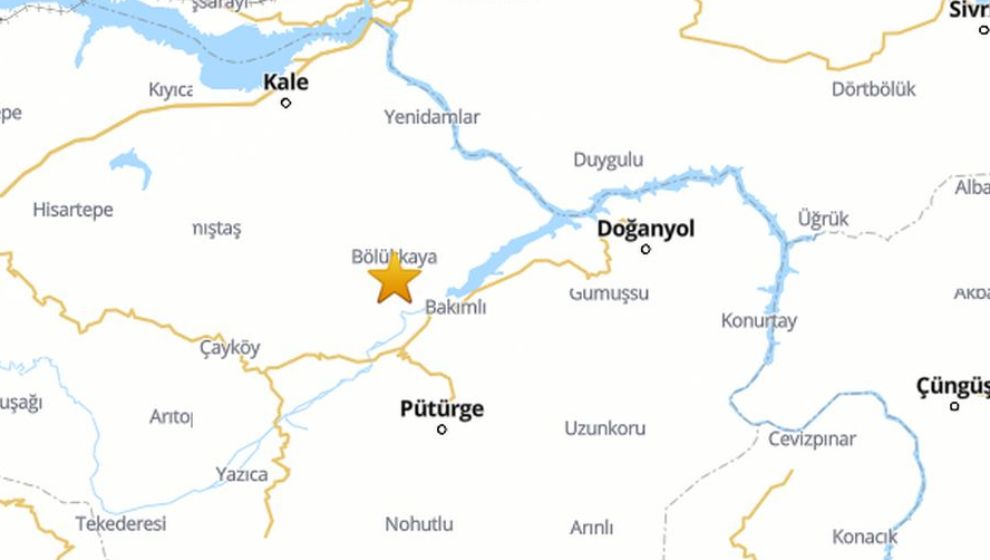 Pütürge Güne Depremle Başladı