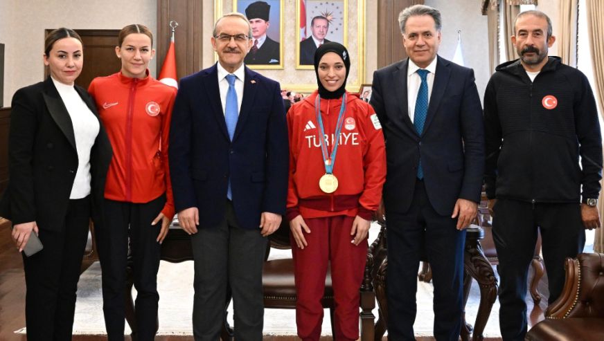 Altın Madalyalı Milli Sporcular Malatya Valiliğinde