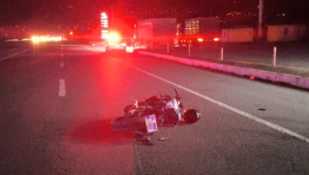Motosiklet sürücüsü hayatını kaybetti