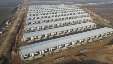 Sanayi sitesinde sahiplerine yönelik teslim ve borçlanma süreci başlatıldı