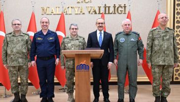 TSK Komuta Kademesi Malatya'da İnceleme Yaptı