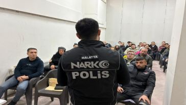 Malatya’da Narkotik Ekiplerden Farkındalık Eğitimi