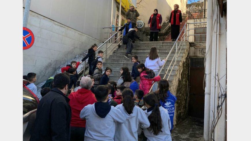 Pütürge Gençlik Merkezi'nde 6 Şubat Yıldönümünde Deprem Tatbikatı