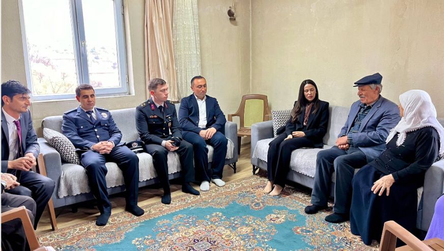 Doğanyol Kaymakamı Nas'tan Gazi Ali Küçükdoğan'a Bayram Ziyareti