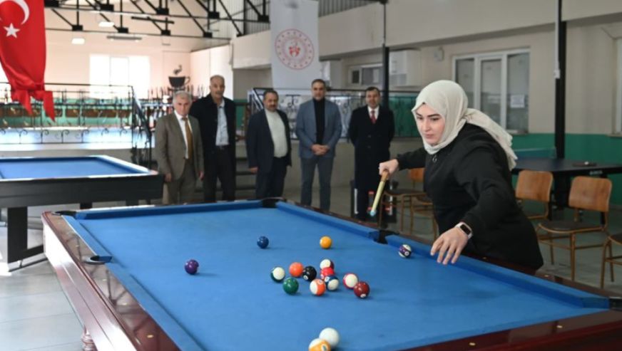Pütürge'de Kadınlar Bilardo Turnuvası Heyecanı Yaşandı