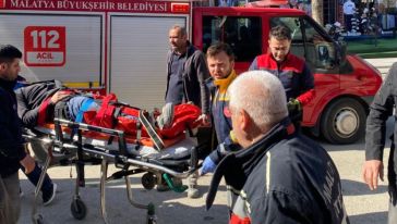 İnşatta Düşen İşçi Ağır Yaralandı 