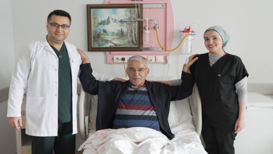 Malatya'da kapalı yöntemle kanser ameliyatı