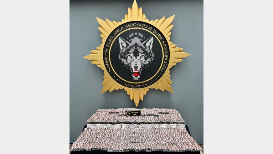 Otobüse operasyon; 21 bin 275 adet hap ele geçirildi