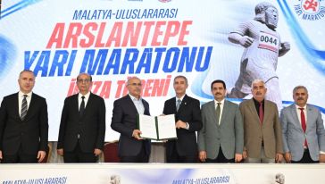 Arslantepe Yarı Maratonu'nun Protokolü İmzalandı