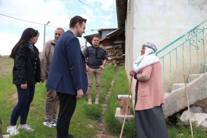 Kaymakam Nas'dan Nohutlu ve Tepehan'da Okul ve Ev Ziyaretleri 
