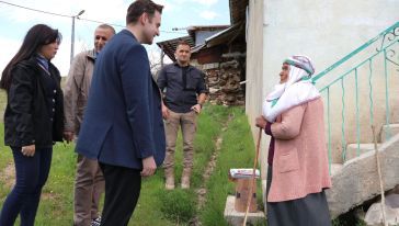 Kaymakam Nas'dan Nohutlu ve Tepehan'da Okul ve Ev Ziyaretleri