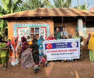 Pütürge Gençlik Merkezi'nden Afrika'ya Gönül Köprüsü