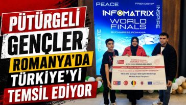 Pütürgeli Gençler Romanya'da Türkiye'yi Temsil Ediyor