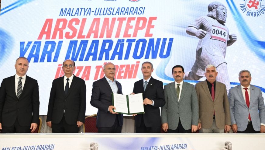 Arslantepe Yarı Maratonu'nun Protokolü İmzalandı